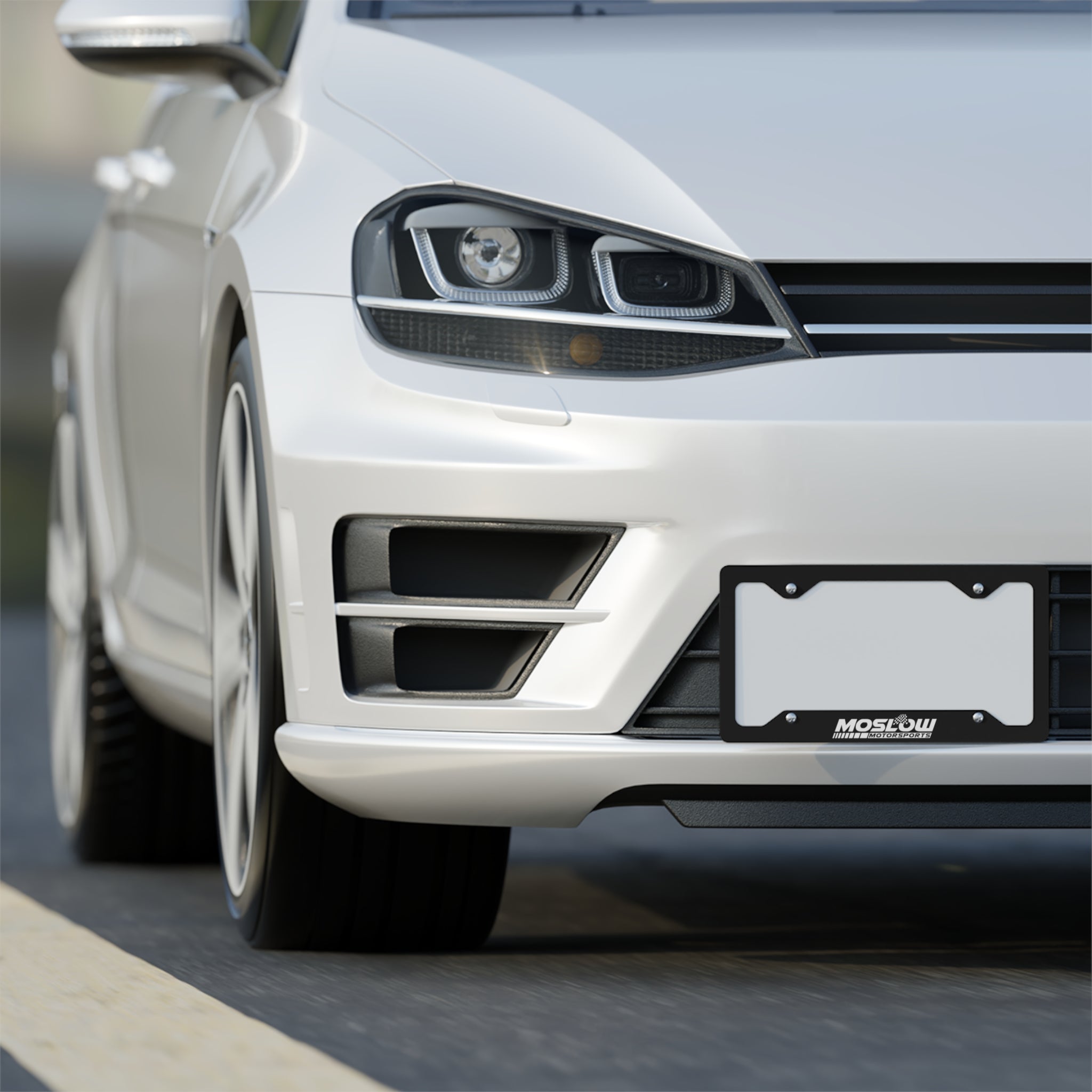 Moslow Motorsports License Plate Frame