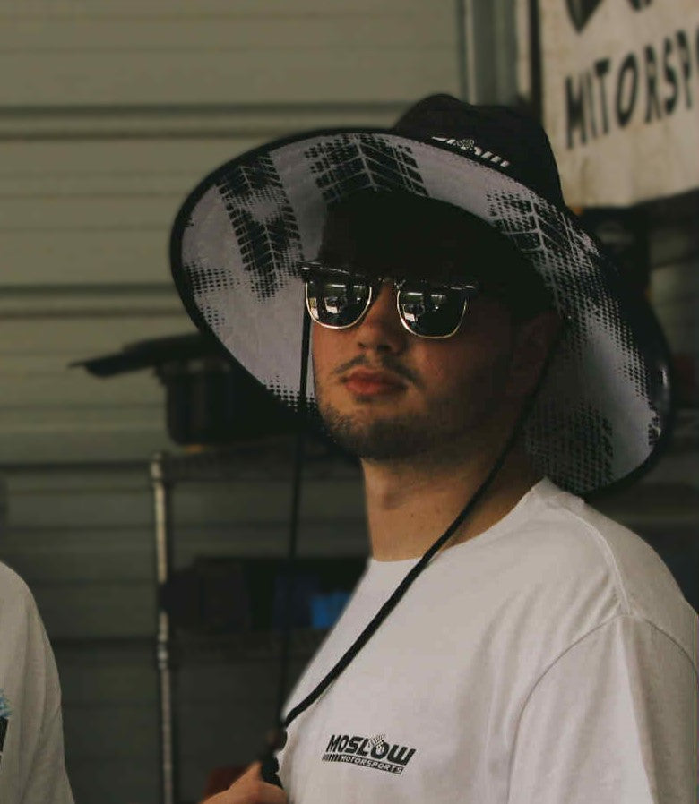 Moslow Motorsports Embroidered Straw Hat