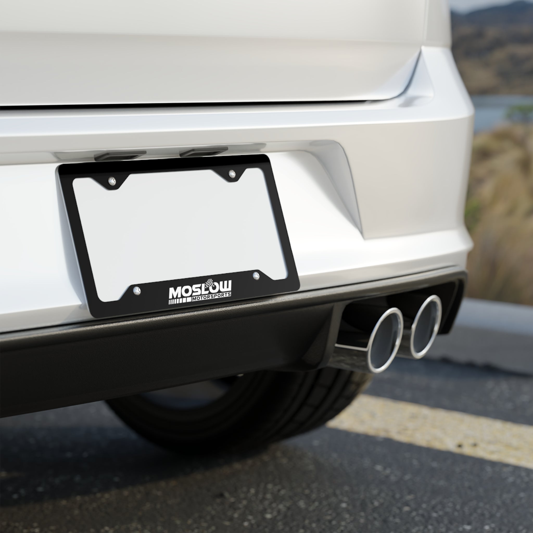 Moslow Motorsports License Plate Frame
