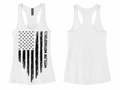 Devil Z Inspired Flag Ladies Racerback Tank