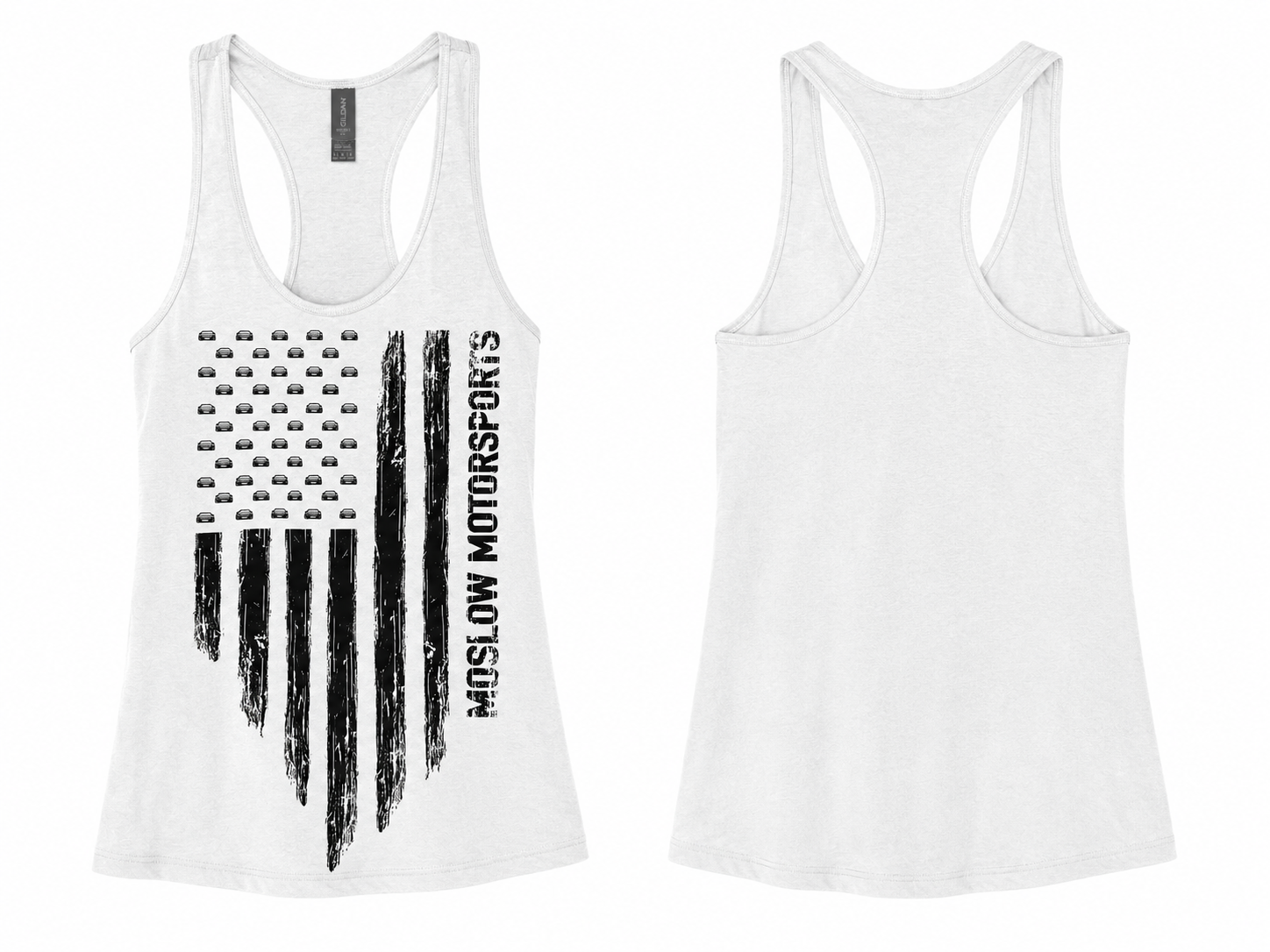 Devil Z Inspired Flag Ladies Racerback Tank