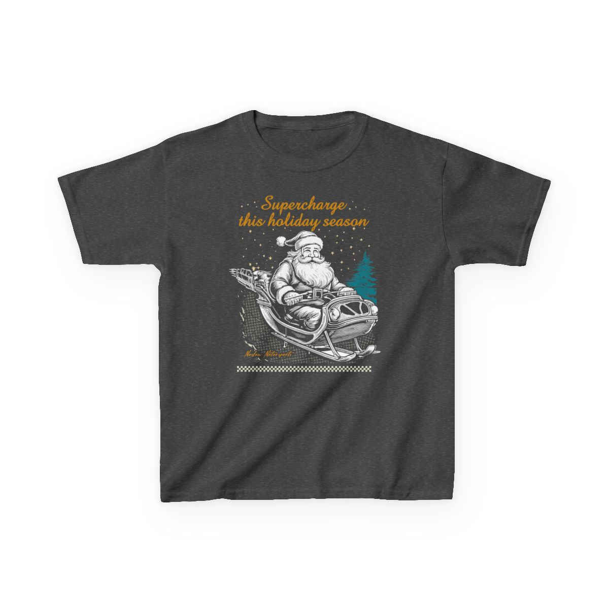 Santa's Supercharged Youth Tee